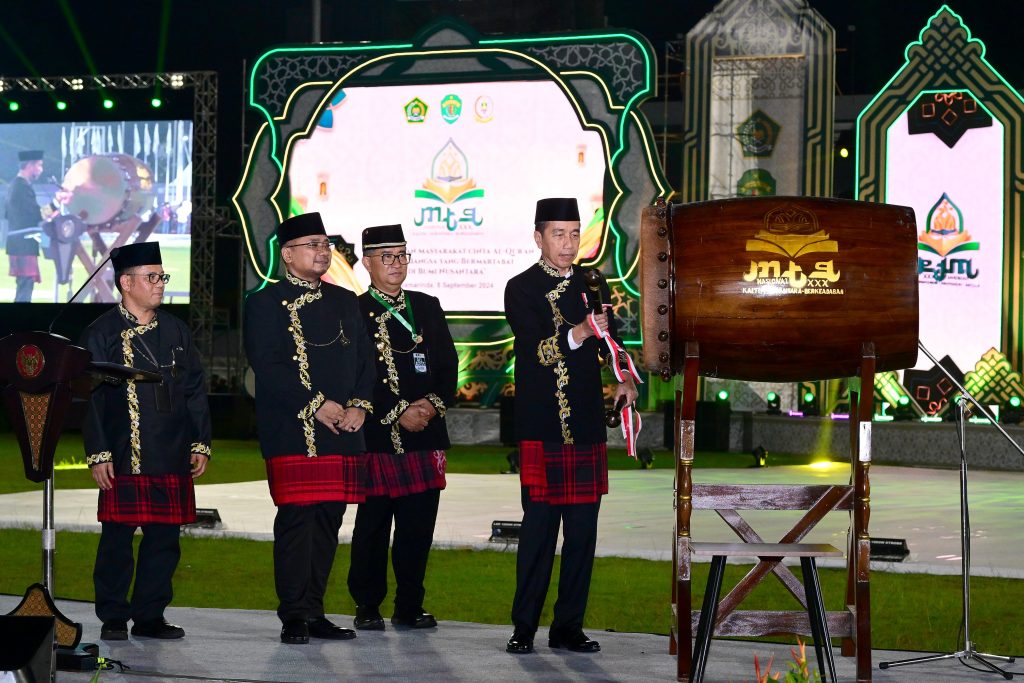 Presiden Jokowi Resmi Buka MTQ Nasional XXX Tahun 2024