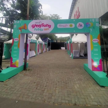 Sakata Global Indonesia - Desain & Produksi Gate Event Custom untuk pameran, konser, festival, wedding, hingga event pemerintahan.
