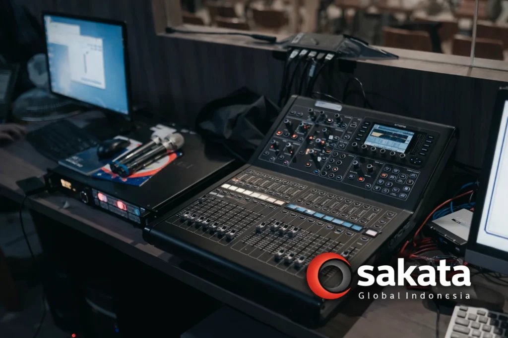 Sewa sound system Jakarta profesional dari Sakata Global Indonesia menyediakan jasa audio system event indoor outdoor lengkap teknisi dan peralatan modern
